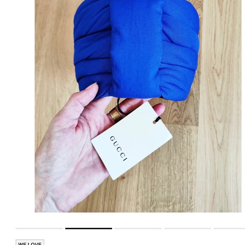 Gucci Royal Blue Fabric Accessory
